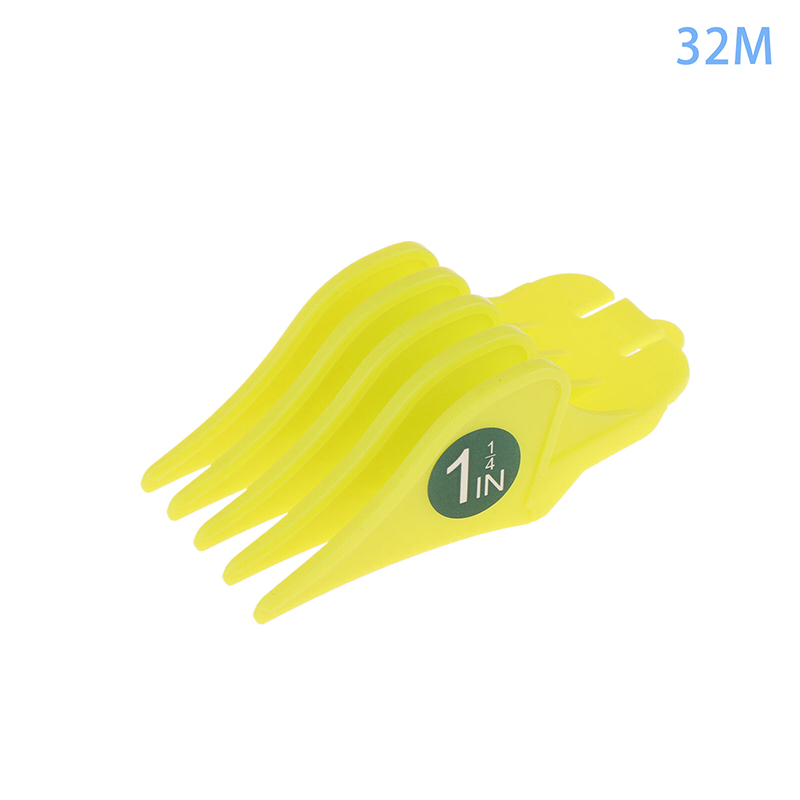 Peine de límite de tamaño grande, 32/38/51MM, protectores para cortadora de pelo, barbería, guía de corte, accesorios para cortadora, 1 ud.: Rojo rosado