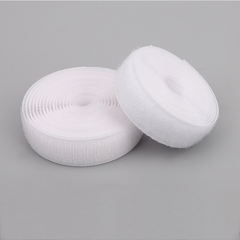 4cm Width Hoop and Loop no adhesive fastener stick clothing tape sewing magic hook loop sticker strip strap stick strip: Color 08
