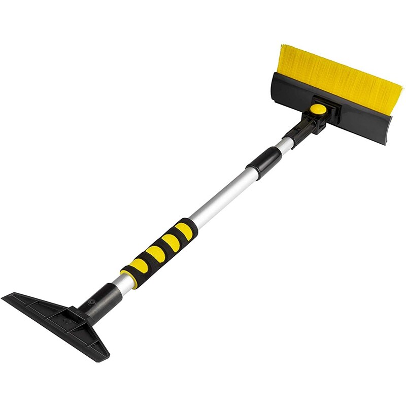 Uitschuifbare Ijskrabber En Sneeuw Borstel Met Foam Grip-Verlengt En Trekt Van 23.5 Inch Tot 35.5 Inch Voor eenvoudige Opslag-Licht: Default Title