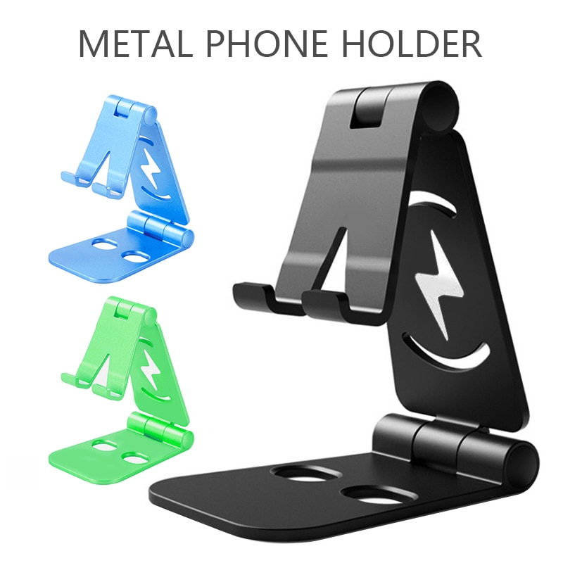 Universele Verstelbare Opvouwbare Mobiele Telefoon Houder Stand Bureau Voor Ipad Tablet Metalen Telefoon Houder Desk Stand Phone Ondersteuning Houder