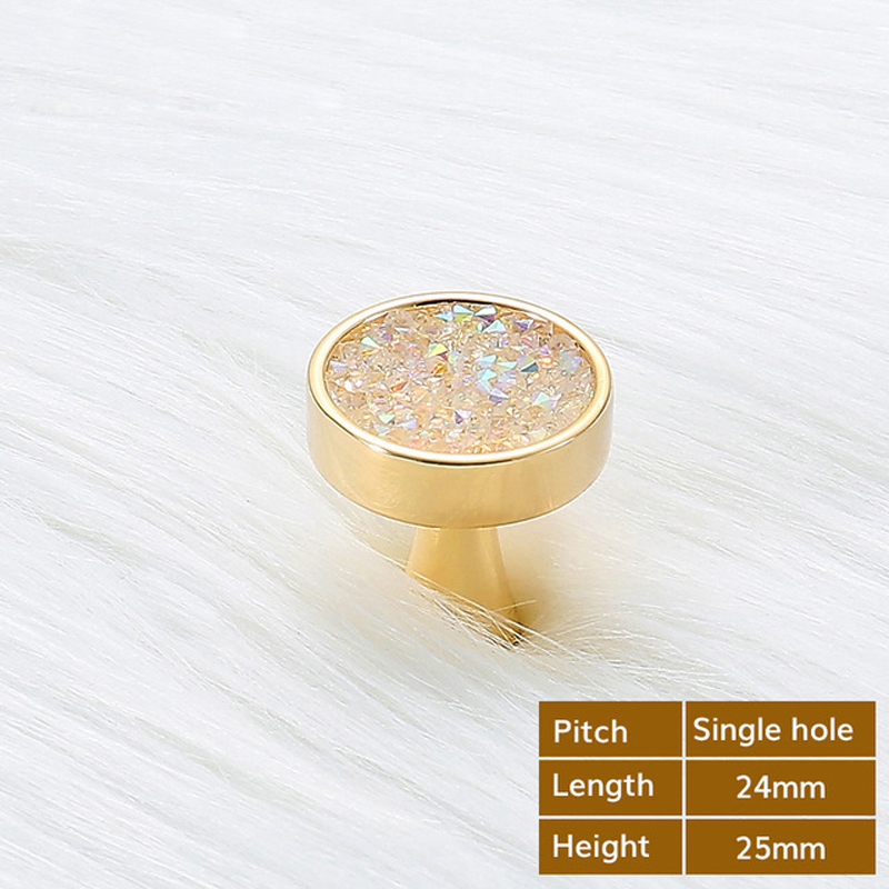 European Door Knobs and Handles for Kitchen Cabinet Zinc Alloy Furniture Handles Marble Vein Gold Drawer Pulls Wall Hanging Hook: 9