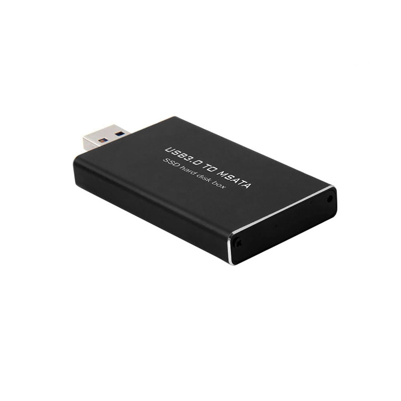 Usb 3.0 to msata ssd harddiskboks konverter adapter kabinet ekstern sag 1pc