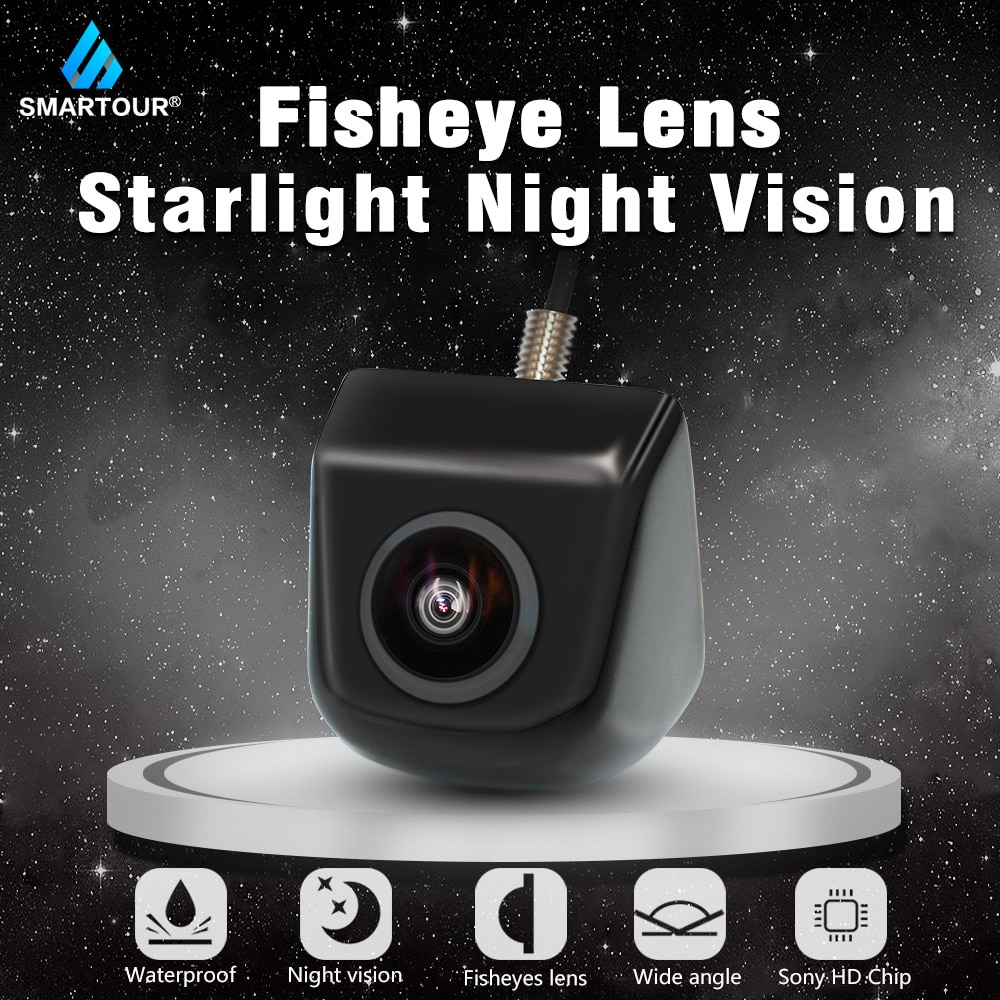 Smartour Fisheye Lens Starlight Night 170 Graden Hd Sony/Mccd Auto Achteruitrijcamera Reverse Backup Camera Voor Parkeren Monitor