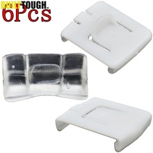 Riel de asiento para coche, guía deslizante con Clip, para VW MK1 MK2 MK3 Golf Passat Polo Jetta Corrado Caddy Scirocco, 6 uds.
