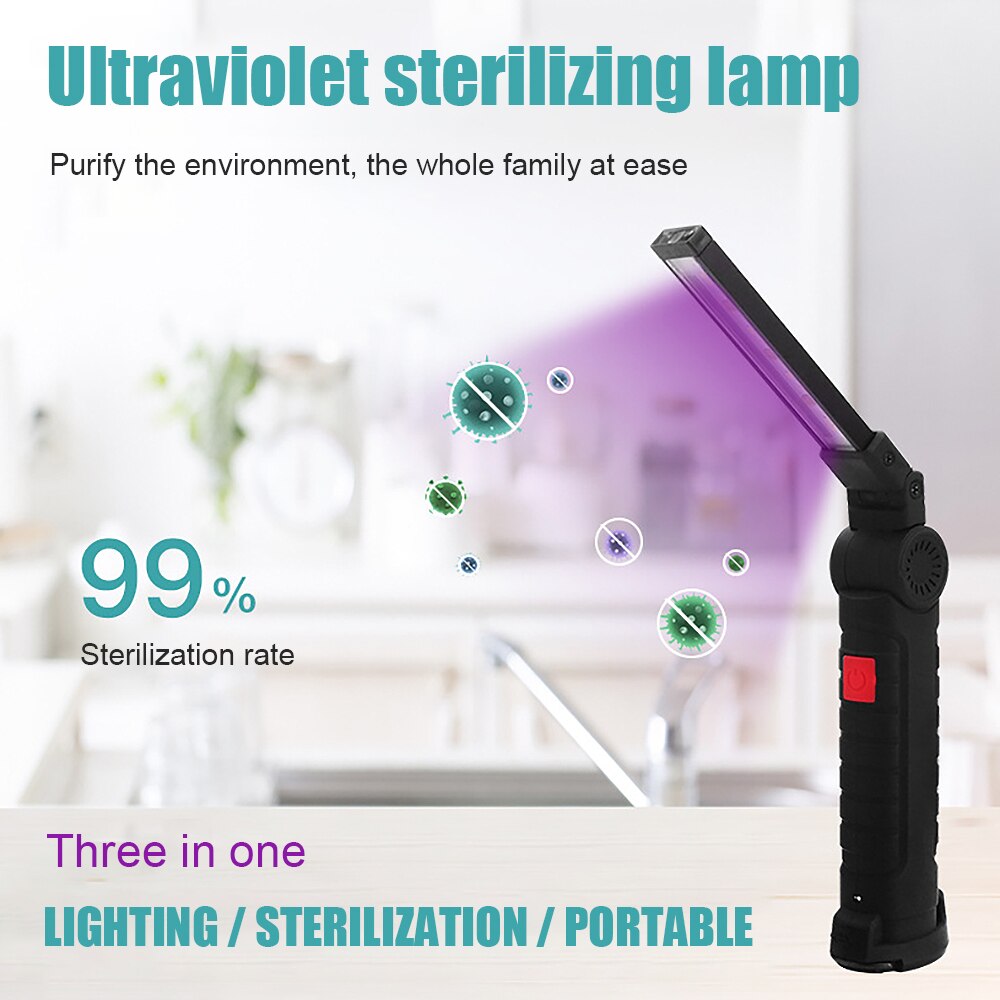 10W Handheld Ultraviolet Sterilisator Lamp Desinfectie Lamp Uv Sterilisator Draagbare Uvc Kiemdodende Staaf Bacteriedodende Lichten