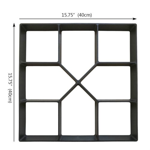 Moule de chemin de jardin, marche, pavage, bricolage, pelouse, route, béton, ciment, brique, pierre: A Style H