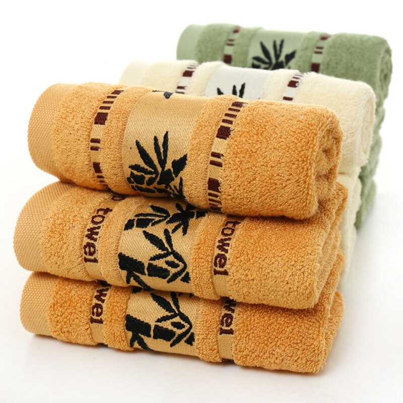 75cm Bamboo Soft Bamboo fiber Towel Bath Beach Bathroom Hand Hair Terry Towel for Kids Adults Home Textile House Cleaning Towel