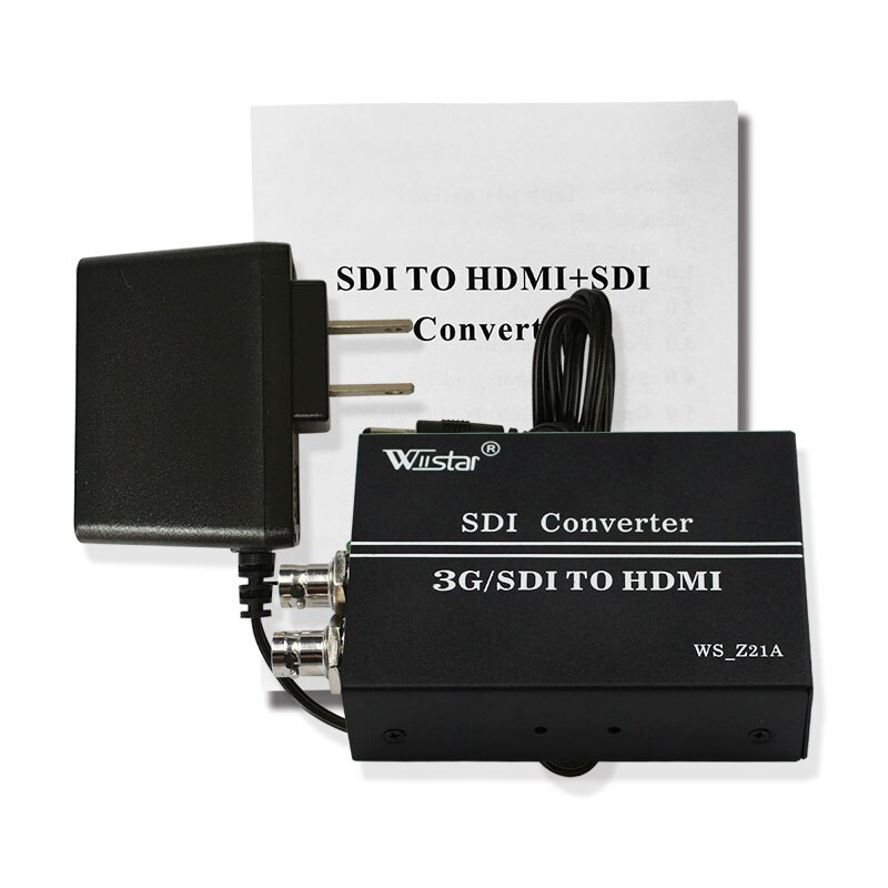 Wiistar 3G SDI to HDMI&sdi Converter Box 1080p for HDTV Monitor HD-SDI to HDMI Converter