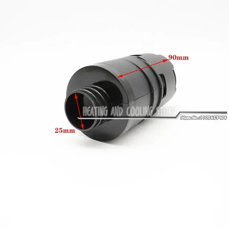 Tuyau d'accès au chauffage de stationnement diesel, conduit Webasto Eberspacher, accessoire de chauffage argenté, filtre 25mm, 60cm-300cm, 24mm
