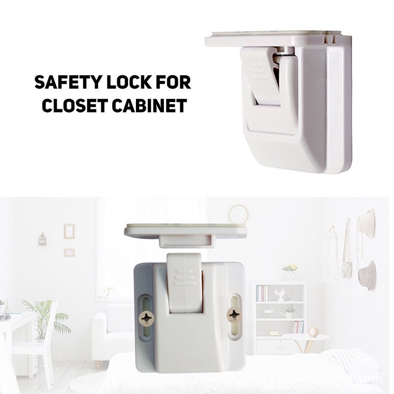 Magnetic Cabinet Locks Baby Safety Invisible Child Kids Proof Cupboard Drawer Locks L5