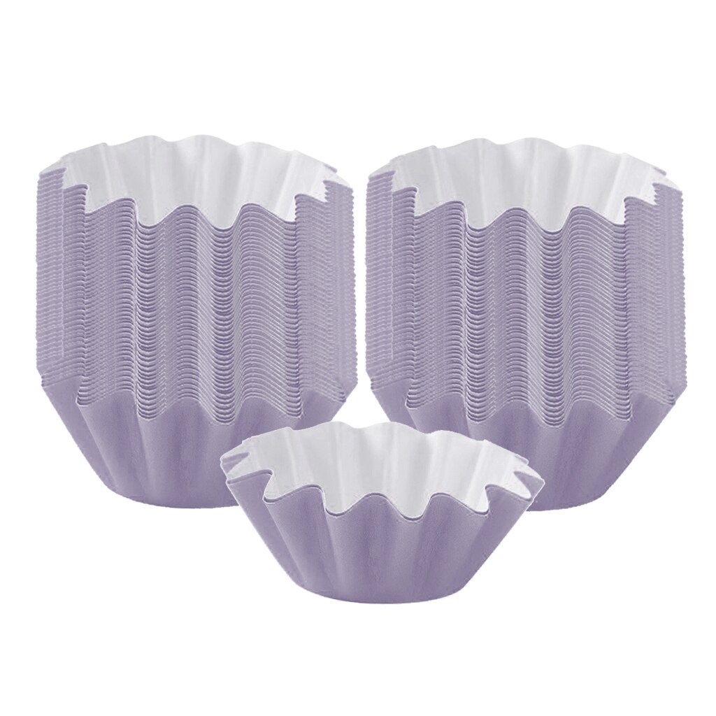 100 Uds reutilizable derretir cera Liners reutilizables de cera de vela Popper del trazador de líneas: Light Purple
