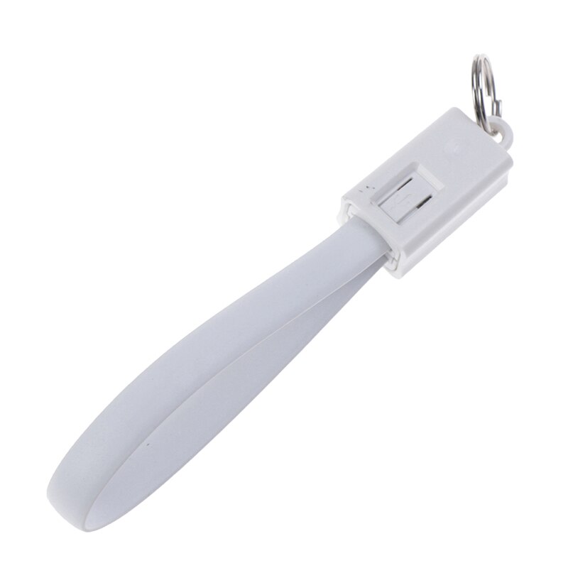 Llavero con Cable de carga rápida, Cable de sincronización de datos para iphone 6s tipo-c, Micro USB C, Cable corto con llavero, Cables para teléfono móvil