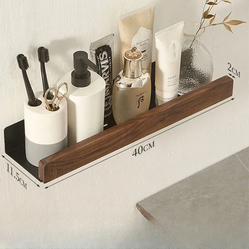 Badkamer Opbergplank, Douche Planken, Badkamer Plank, Geen Pons Opbergrek, Badkamer Organizer Plank, Douche Rek Op De Muur: Rood