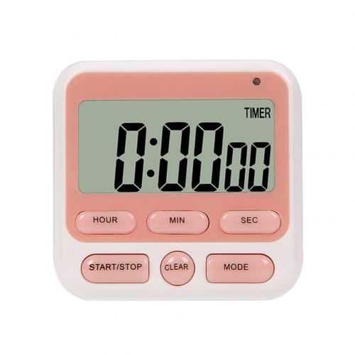 Klok Keuken Timers Koken Digitale Timer Countdown Alarm Bakken Cake Pizza Timer Keuken Tool: Roze