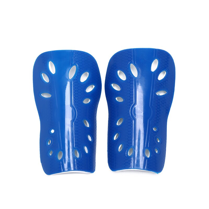 1Pair Soccer Shin Pads Cuish Plate Soft Soccer Football Shin Guard Pads Leg Protector For Women Men Breathable Shinguard: Blue / M