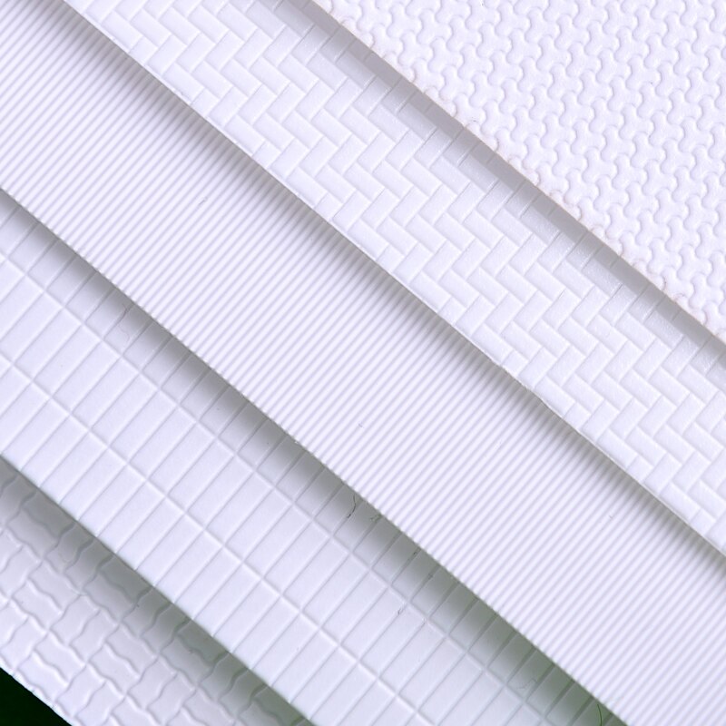 Roof tile three-dimensional simulation tile stripe tile flower floor tile ABS board construction