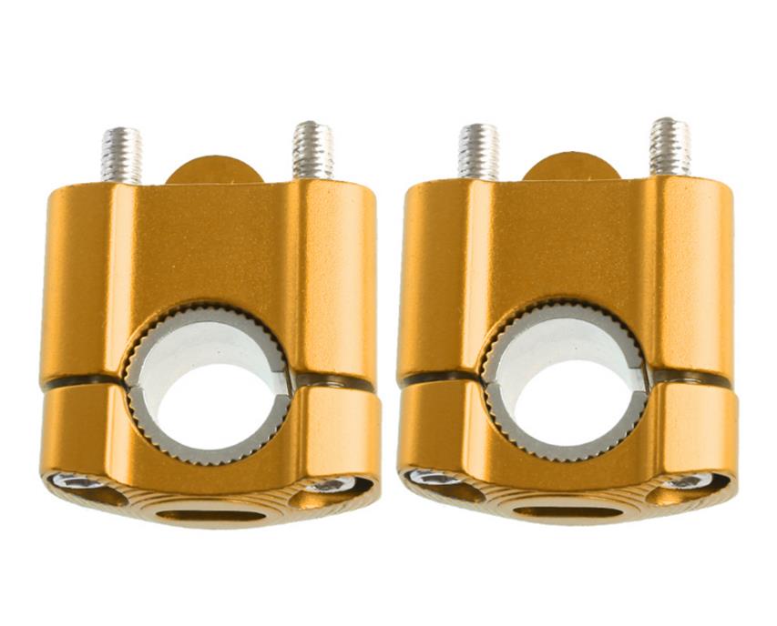 2 pieces 22mm 28mm Off Road Motorcycle Bar Clamps Raiser Handlebar Handle Bar Risers for 22MM -28MM Fat Bar Pit Dirt Moto Bike