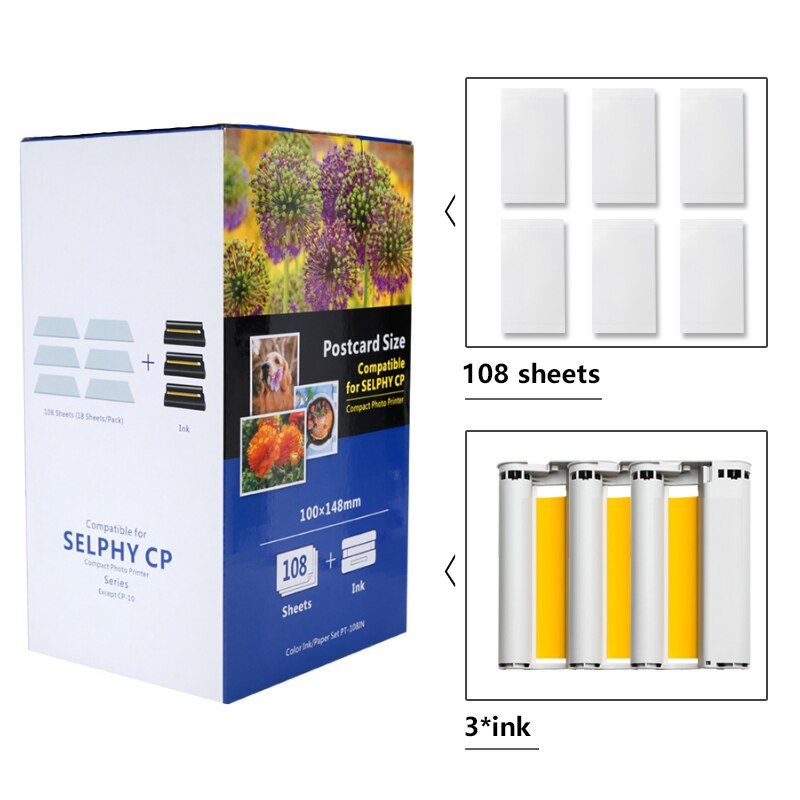 1 Pack 6 Zoll Foto Papier Für Kanon Selphy CP Serie CP800 CP810 CP820 CP900 CP910 CP1200 CP1300 CP1000 Foto drucker