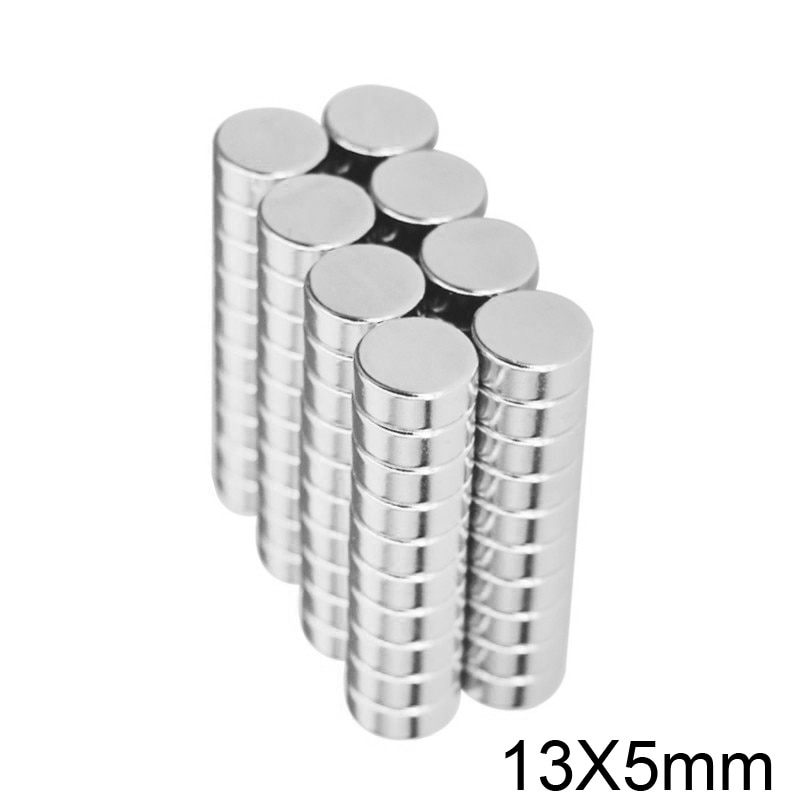 10/20/50/200 stk 13 x 5 mm neodym stærke magneter 13 mmx 5mm permanent rund magnet 13 x 5mm kraftige magnetiske magneter skive 13*5 mm
