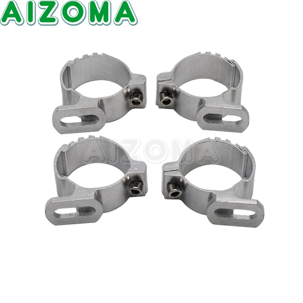 1 einstellen Motorrad Viertel Scheinwerfer Verkleidung Windschutzscheibe 35-50mm 45mm 49mm Gabel Klemme Halterung Für Harley sportster XL 883 1200 Dyna