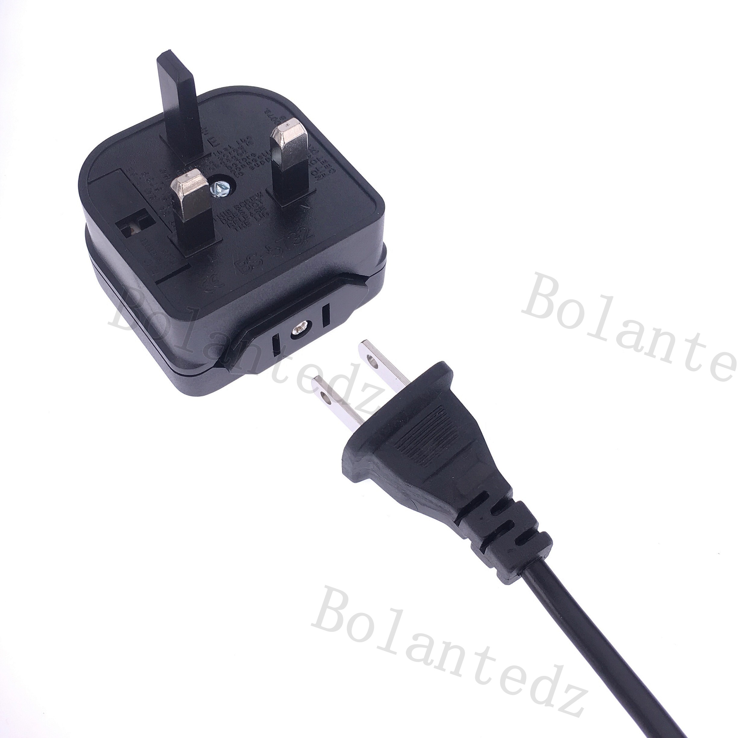 EU 2 Pin to UK 3Pin Converter Wall Connector China To EU Euro Europe Travel Power Adapter Electrical Socket Combination
