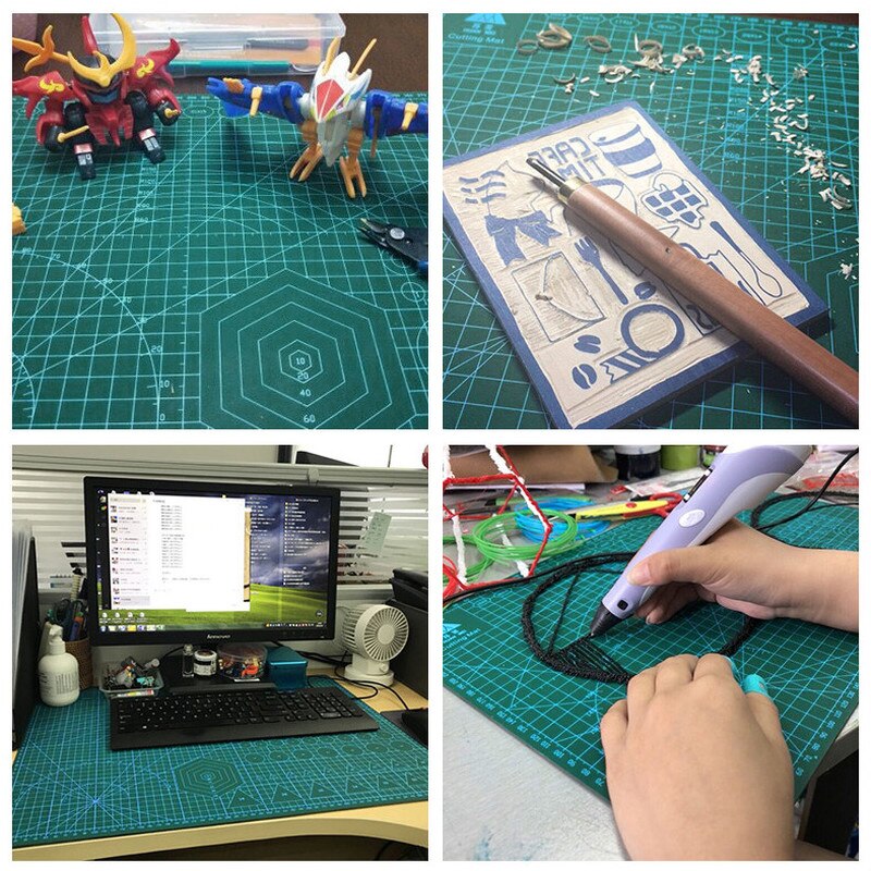 Diy A3 Snijden Matten Kussen Board Grote Handgeschreven Test Papier Tekening Beauty Workbescaling Model Rubber Seal Graveren Board