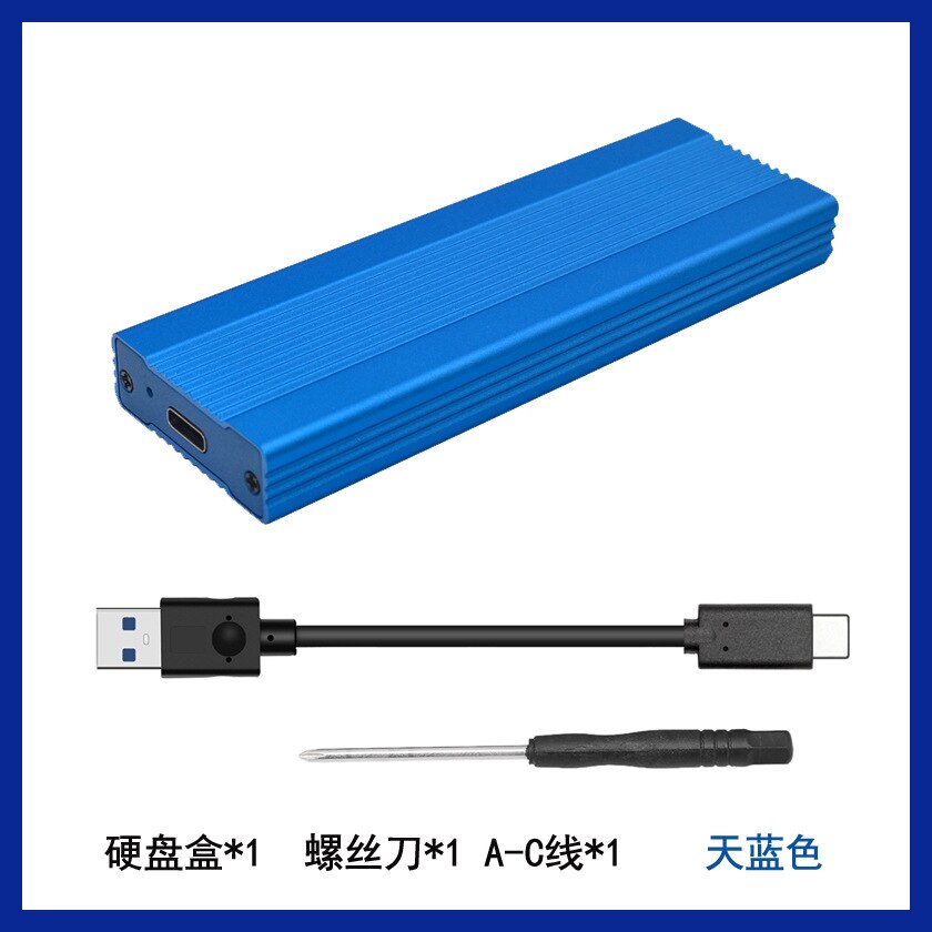 Usb3. 1 Rpm M. 2 Nv M E Harde Schijf Box Ngff P C Ie Overeenkomst Gaat Type-C Transfer M 2 Als M 2362: Blue