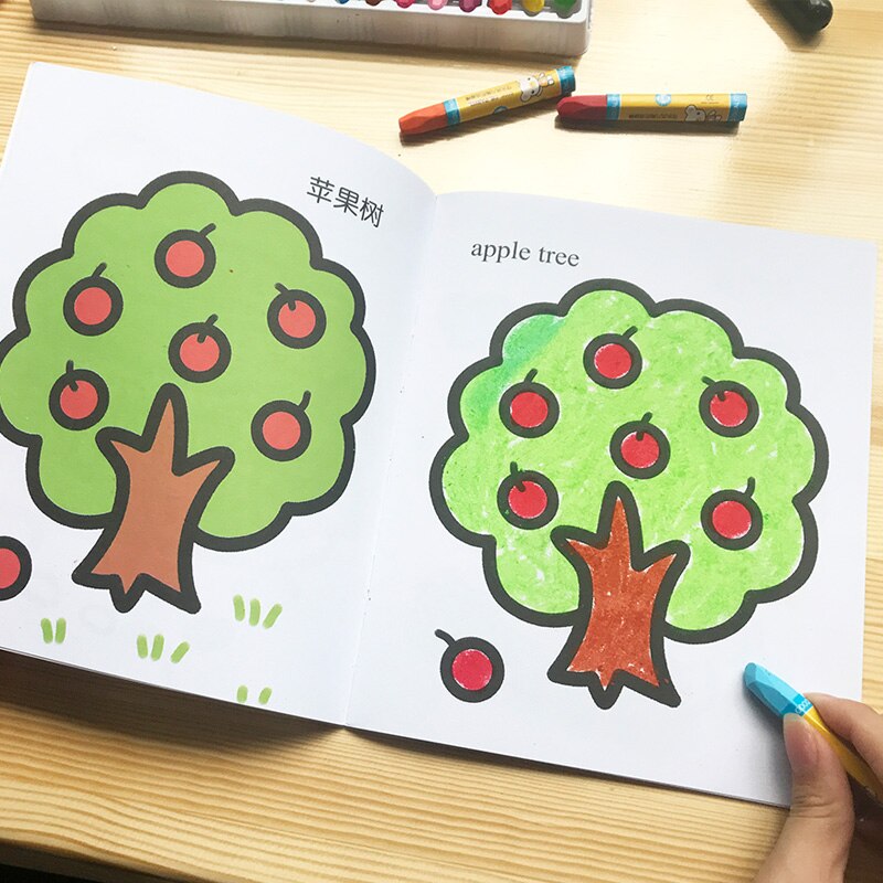 Beginners Aquarel Educatief Kleurboeken Kinderen Tekening Baby Chinese Boeken Studenten Leren Art Schilderen