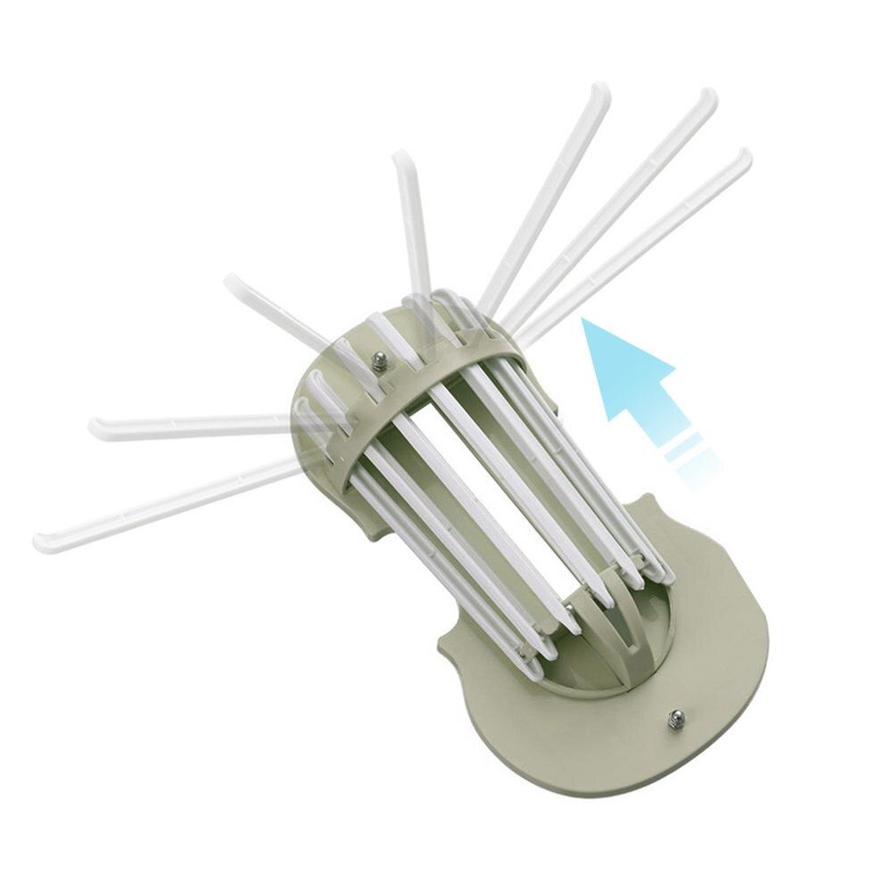 7-in-1 Multifunctional Retractable Wall-Mounted Pull-Out Rack Without Punching Wall mount rack T@: B