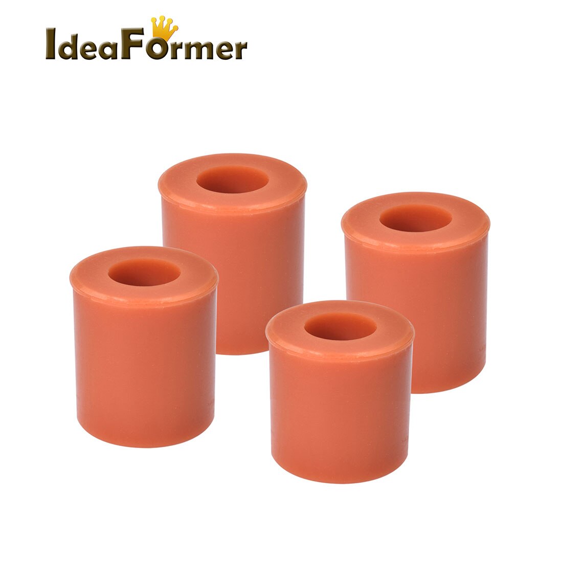 Colonna di livellamento del letto caldo del distanziatore solido ad alta temperatura del Silicone delle parti della stampante 1set 3D 3pcs lungo + 1PC corto per CR10/CR10S Ender-3