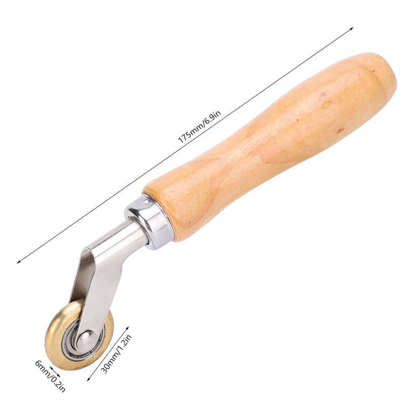 Welding Handheld Roller Waterproof Membrane Material Corner Seam Brass Press Wheel Hand Tools Seam Roller Hand DIY Tool