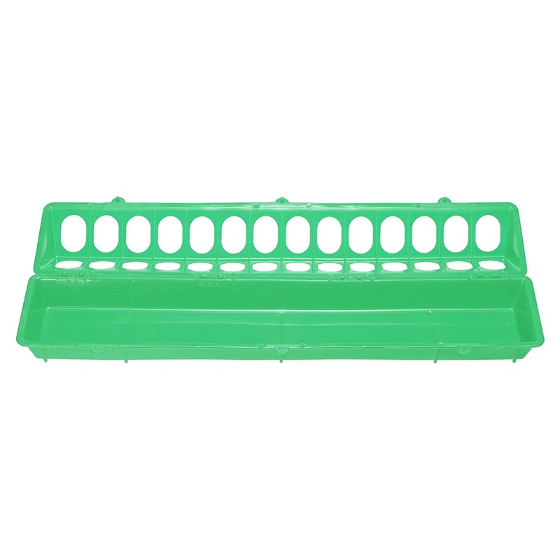 1pc Plastic Chick Feeder 30cm/50cm Chick Trough Feeder For Chicken Quail Farming Tools Anti Scratch Poultry Drinker