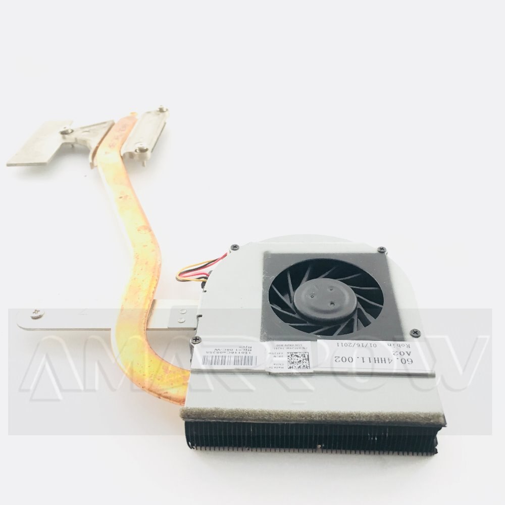 Original For DELL laptop heatsink cooling fan cpu cooler 15R N5010 CPU heatsink 3T25W 03T25W
