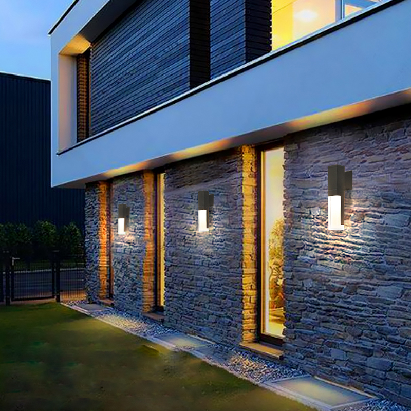 Acryl moderne eenvoudige LED-wandlamp waterdicht IP657W 14W binnen en buiten LED-wandlamp voor tuinstraatverlichting