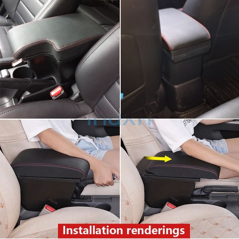 Reposabrazos para MAZDA CX-3, reequipamiento para Mazda 2 Skyactiv versión cx3, caja de almacenamiento para reposabrazos de coche, accesorios para coche, detalles interiores USB