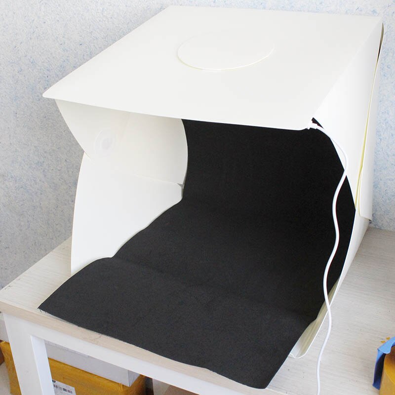 400*400*400mm/16inch Portable Foldable Photo Lightbox Photography Studio Accessories LED Light Box Softbox For DSLR Smartphone