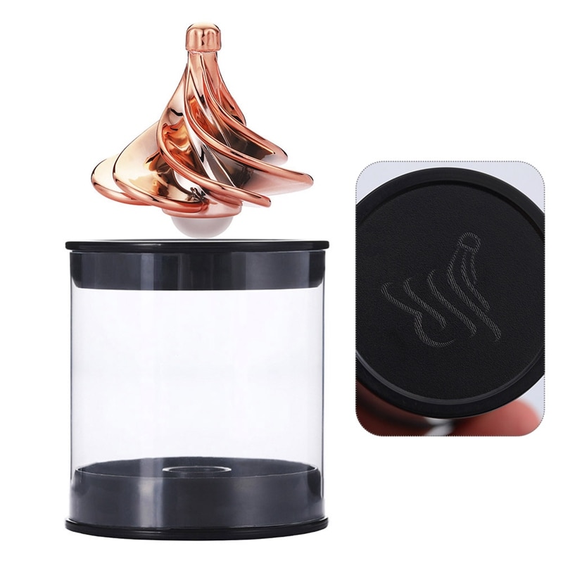 Desktop Decompressie Wind geblazen Spin-extraheren Roterende Sferische Gyroscoop Kinetische Bureau Speelgoed Fidget Speelgoed Vloeiende Vinger Speelgoed