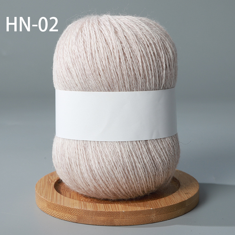 300 grammi di filato di cachemire lavorato a maglia a mano di lana pettinata di alta qualità sciarpa di lana maglione fili di Lanas mongoli: Viola