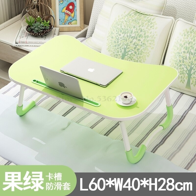 Lille bord på sengen folder studerende barn sovesal sengebord doven bord laptop bord: Grøn
