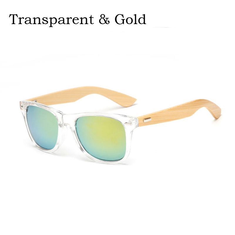 16 color Bamboo Sunglasses Men Wooden Sunglasses Women Brand Mirror Original Wood Sun Glasses retro de sol masculino