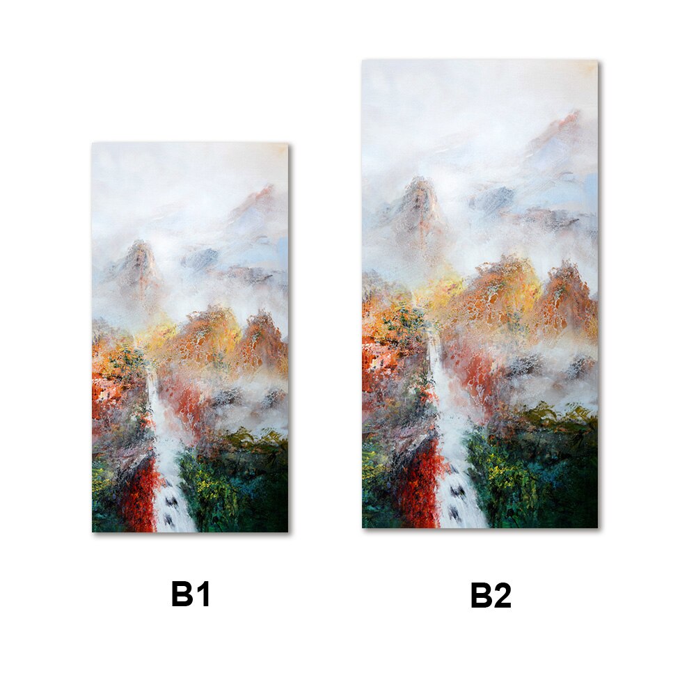 Hotel Villa Posters And Prints Landscape Pictures Living Room Abstract Painting DIY Wall Art Canvas Paintings