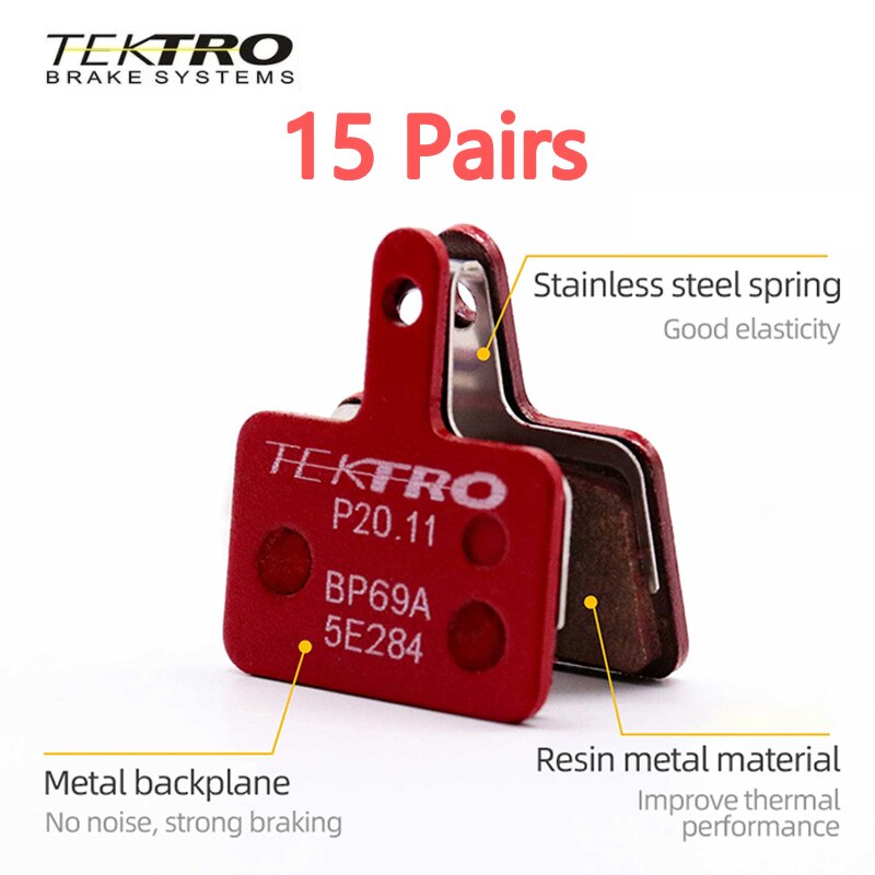 Tektro P20.11 Mtb Fiets Schijfrem Pad Metalen Keramische Pad Voor Shimano M7100 M8100 M9100 M987 M985 M785 M675 M615 m447 M395 M375