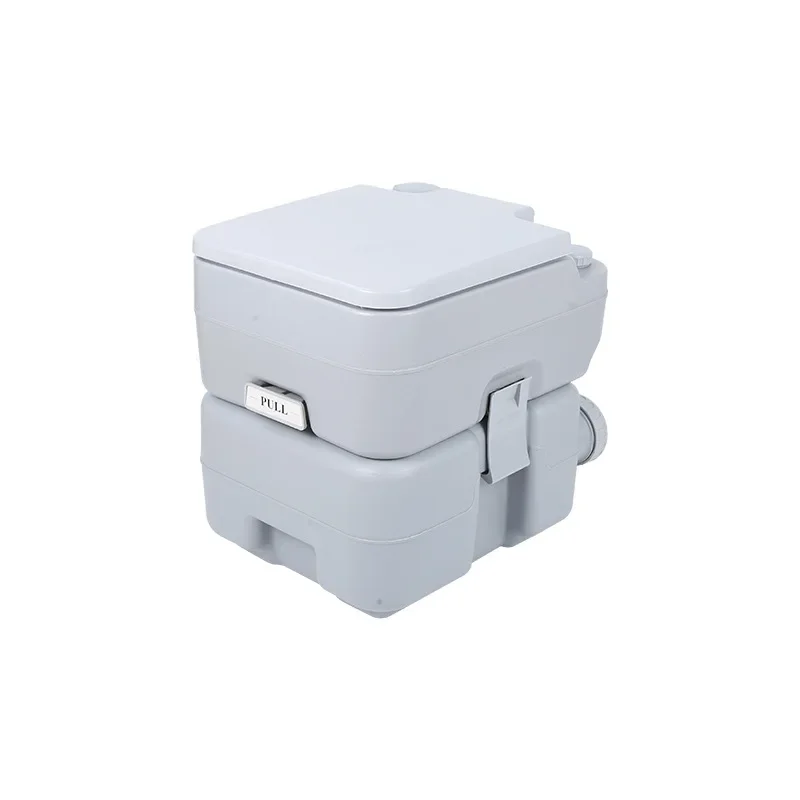 10L/20L RV Outdoor Hocktoilette für ältere Menschen Mobile Outdoor-Toilette Schwangere Frauen Tragbare Camping-Toilette Spülung Mobile: RED