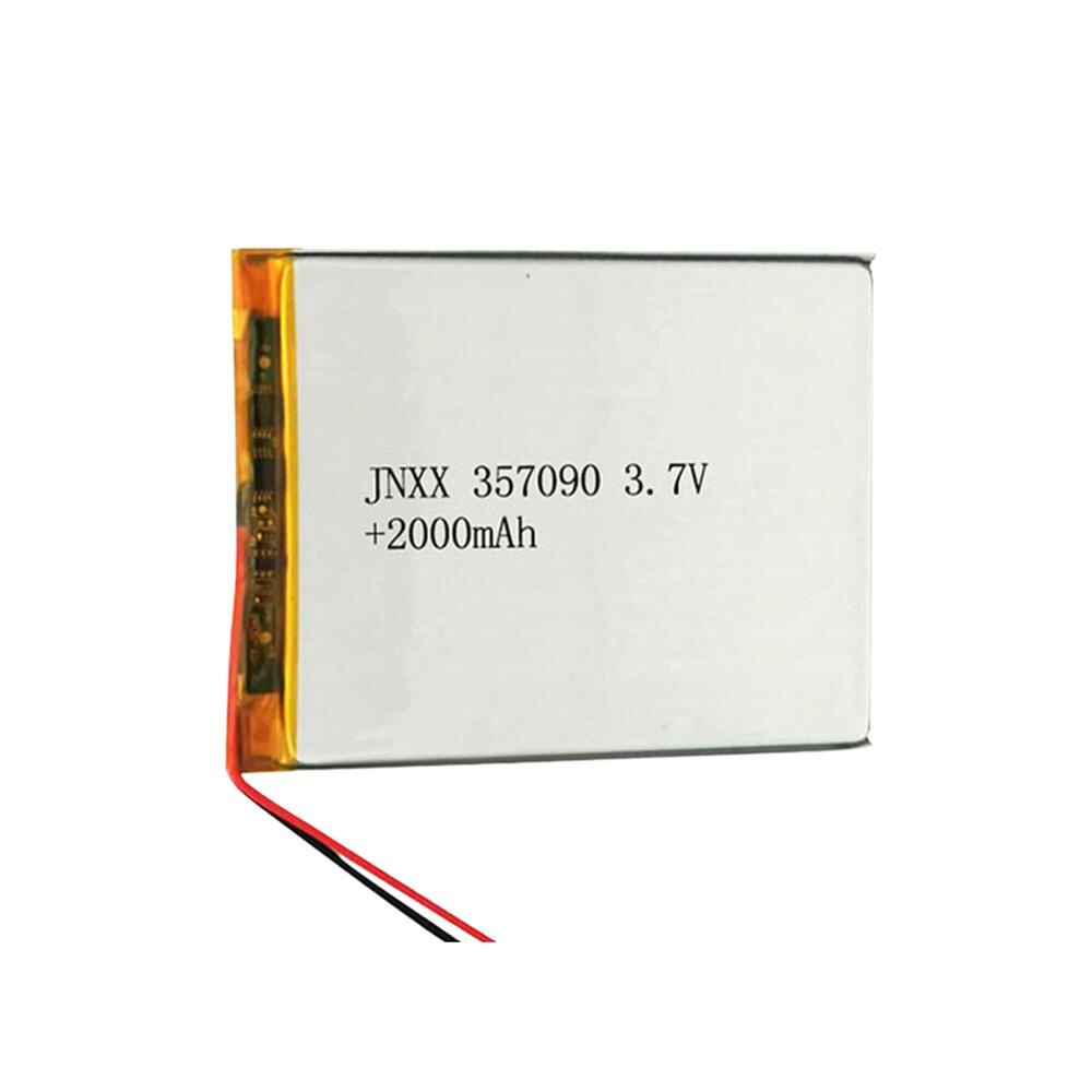 Tablet Computer 357090 2000Mah 3.7V Jnxx 357090P Li-Polymer Li-Ion Battery