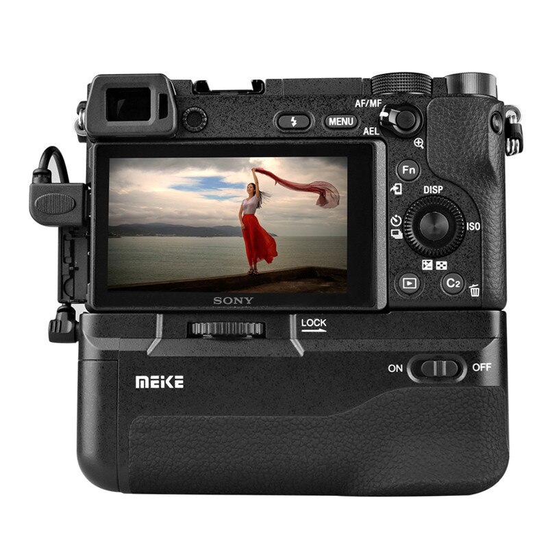 Meike MK-A6300 Verticale Schieten Grip Power Pack Houder Voor Sony A6300 A6000 Camera