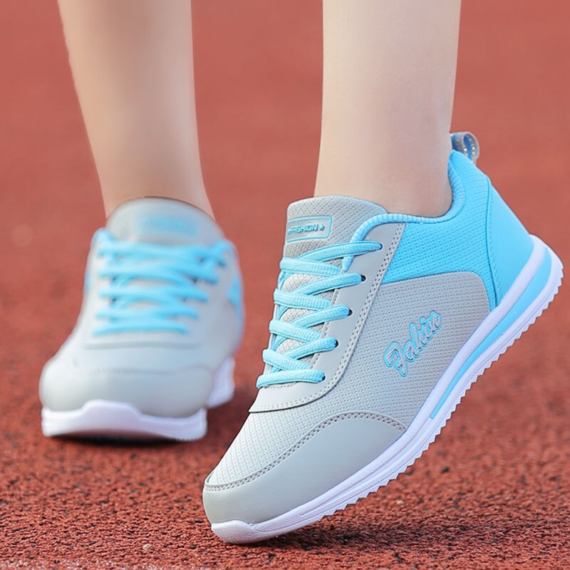 Tenis Feminino Women Tennis Shoes Tenis Mujer Female Gym Sport Shoes Stability Breathable Flats Trainers 1: sky blue / 4