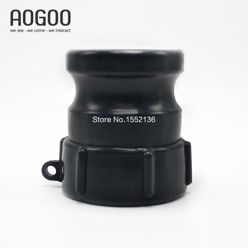 2 tommer  dn50 indgangstråd  to 2 tommer camlock slange 1000l ibc tank adapter passer groft gevind
