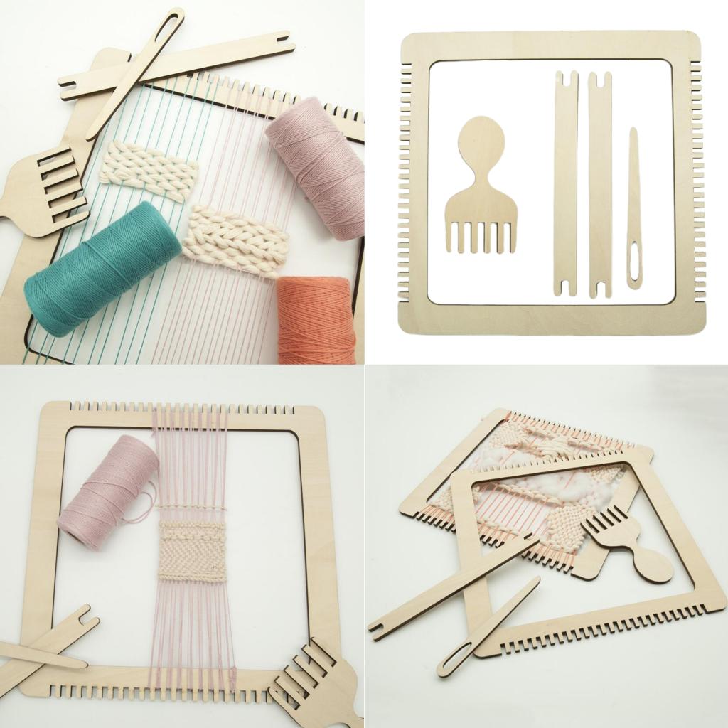 Wooden Multi-Craft Weaving Loom DIY Hand-Knitting Weaving Machine