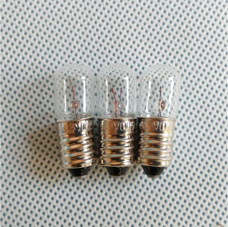 6.3v 0.15a e10 skruelampe perler lille indikatorlampe af glas