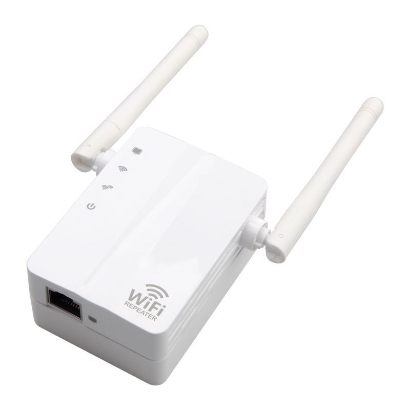 High Flexibility 300Mbps Wireless-N Range Extender WiFi Repeater Signal Booster Network Wireless Router White